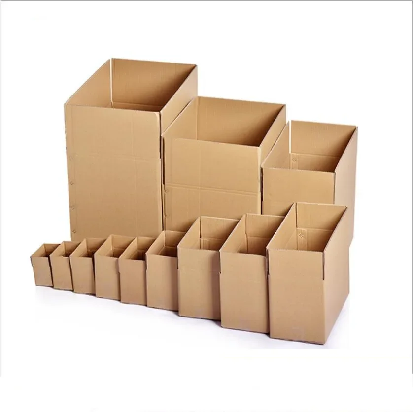 5pcs /lot Carton Mail Paper Boxes Three-layer High-quality Corrugated Kraft Paper Packaging Boxes