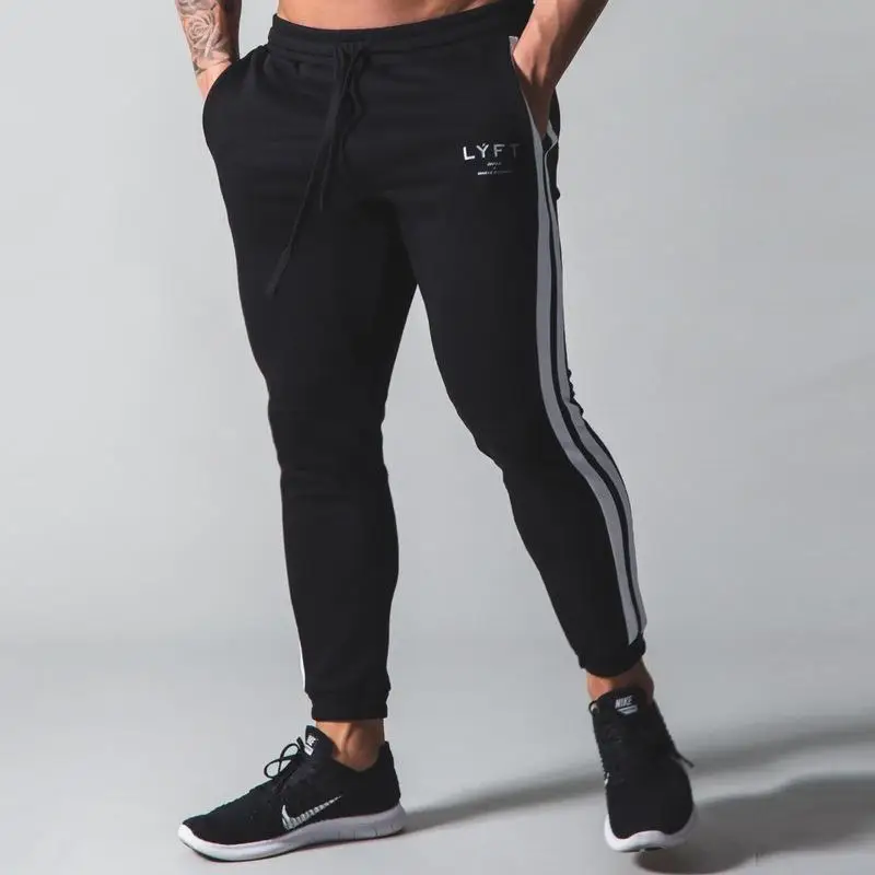 Calças esportivas de algodão masculino virilha aberta, slim fit, corredor de fitness, moletom, correndo bottoms, calças de pista, streetwear, sexo, ao ar livre