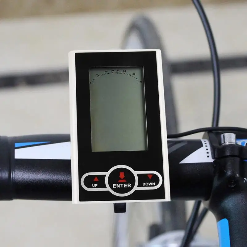 Velocímetro elíptico analógico computador de ciclo de exercício com display lcd velocidade medição de distância de calorias acessórios de ginásio para