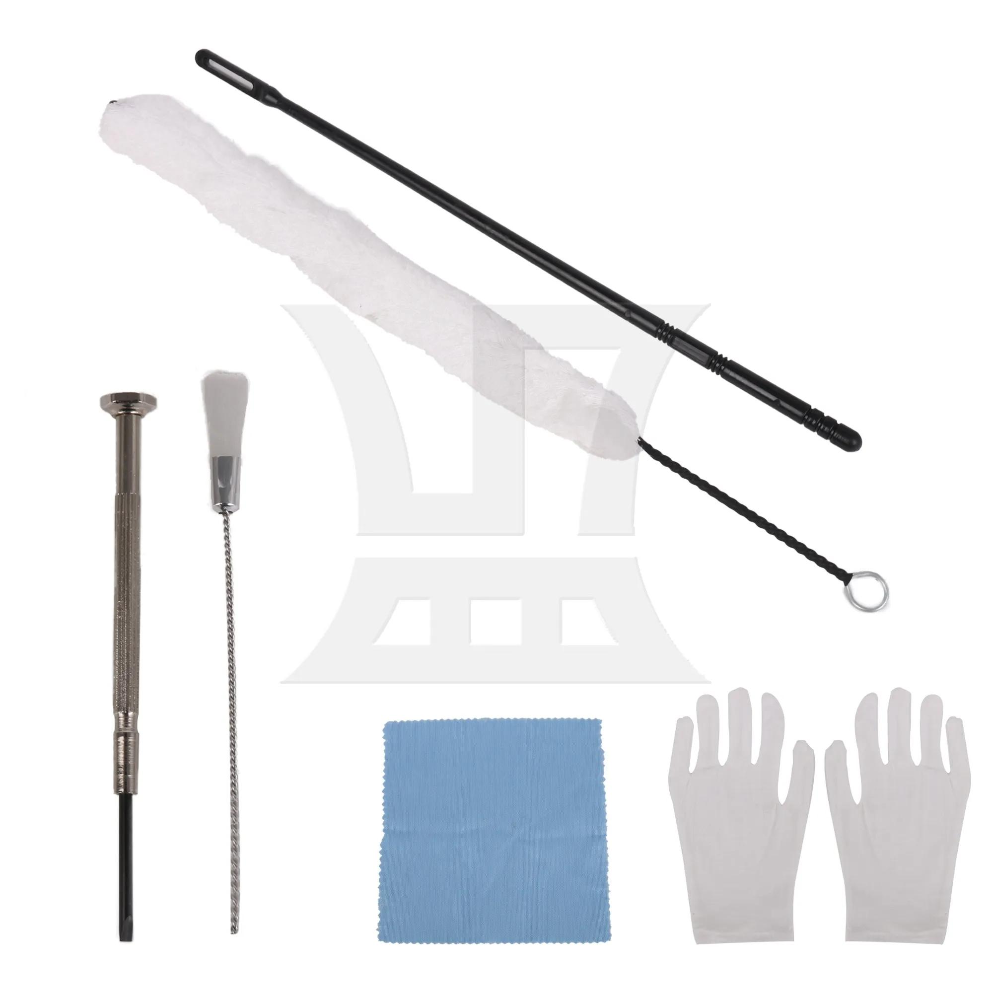 

Yibuy 1set Saxophone Cleaning Tool Kit for Cleaning and Repairing Flutes