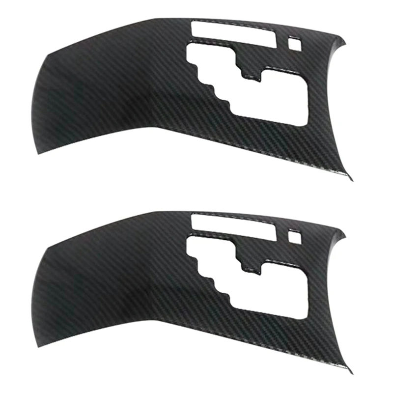 

2 шт., автомобильная Центральная панель переключения передач из углеродного волокна, панель управления, наклейка, модификация интерьера для Toyota VIOS 2016-2021