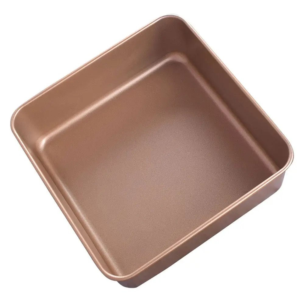 Cake Pan Non Stick For For Baking Cake Baking Christmas Steel Square High Sided Mold Perfect Cookies Lasagna Roaster