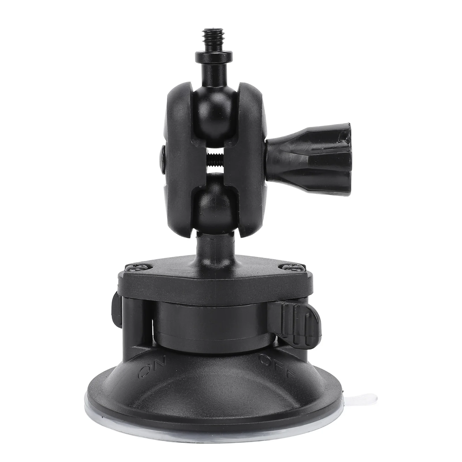 Camera Suction Cup Mount with 1/4in Screw Dual Ball Head Car Window Windshield Mount Holder for DJI ACTION 4 3 for Insta360 X4