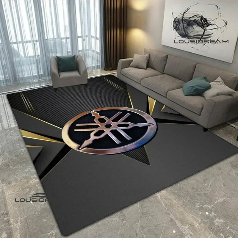 3D Retro motorcycle Y-YAMAHAS Printed carpet non-slip carpet bedroom decor outdoor rug Yoga mat bedroom decoration birthday gift