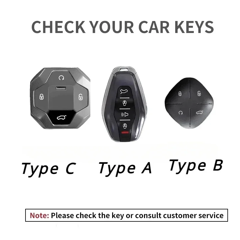 4 Buttons Leather Car Remote Key Case Cover for Chery Jetour T2 Traveler Auto Smart Key Shell Fob Protector Keychain for Jetour