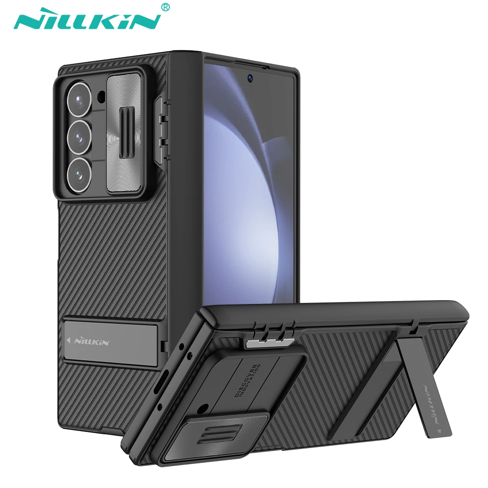 For Samsung Galaxy Z Fold 6 5G Case Nillkin CamShield Folding Case With Kickstand Slide Lens Protector Back Cover For Z Fold 6