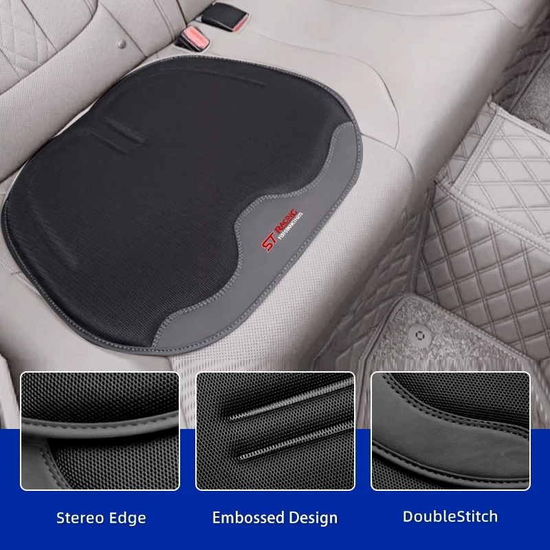 Car Summer Ice-Silk Seat Cover Apple-Shaped Cushion Interior Accessories For Ford ST Mustang F150 Explorer Focus Fiesta EDGE