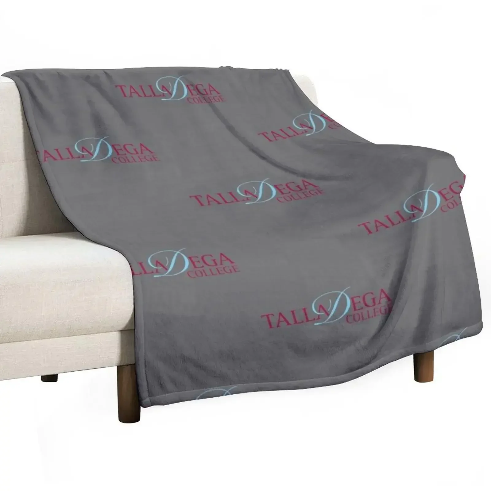 Talladega College Throw Blanket Bed linens Loose Blankets