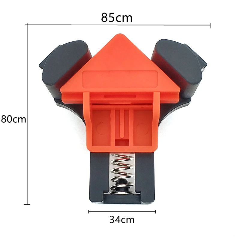 4 PCS 90° Degree Carpentry Sergeant Furniture Fixing Clips Picture Frame Corner Clamp Woodworking Corner Clip Joinery Clamp