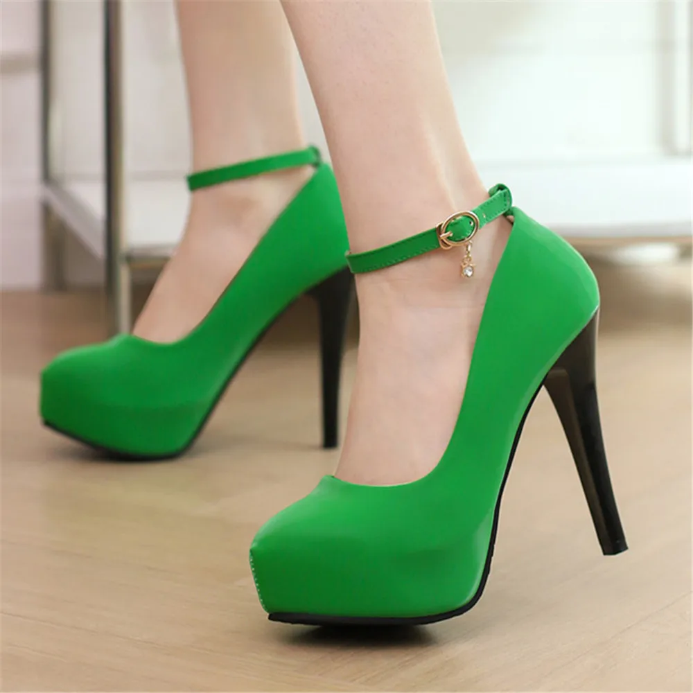 Spring Autumn Women Pumps Fashion Ladies High Heels 13CM High-heeled Platform Party Wedding Pumps Casual Thin Heels Shoes