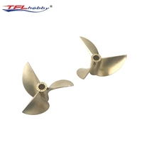TFL Genuine Parts! Sport Class High Precision Three-Bladed Propeller Dia=4.76mm D=48mm Copper Propeller for RC boat