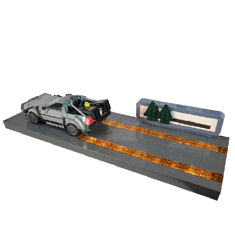 312 PCS Construction Flame Trail Supercar MOC Customize Modular Building Block Popular Educational Model DIY Assembly Toy Gift