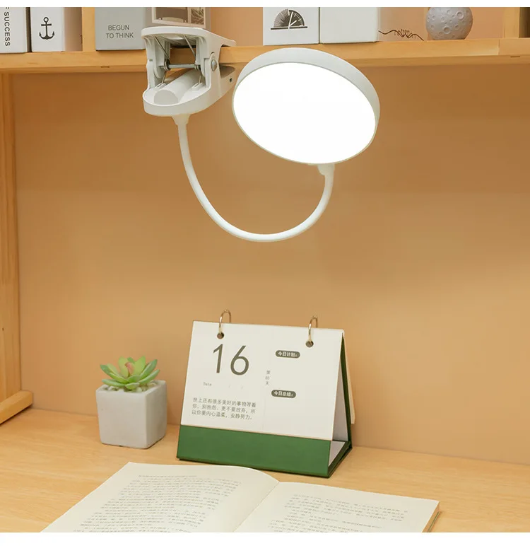 Study With Table Lamp Student Dormitory Home Eyeshield Night Lamp LED Rechargeable Lamp Bedroom Bedside Night Light