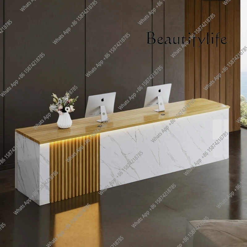 

Бюро компании U Модный отель Роскошные стойки регистрации Современный магазин Красота Бар Ресторан Представленный дизайн Стойки регистрации