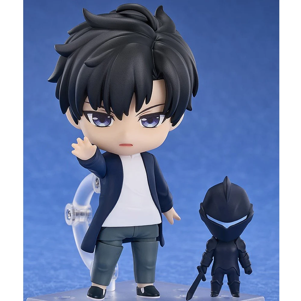 10CM Anime SOLO LEVELING Sung Jin Woo Figure Q Version Standing Posture Model Toys Gifts Collection Action Ornaments PVC