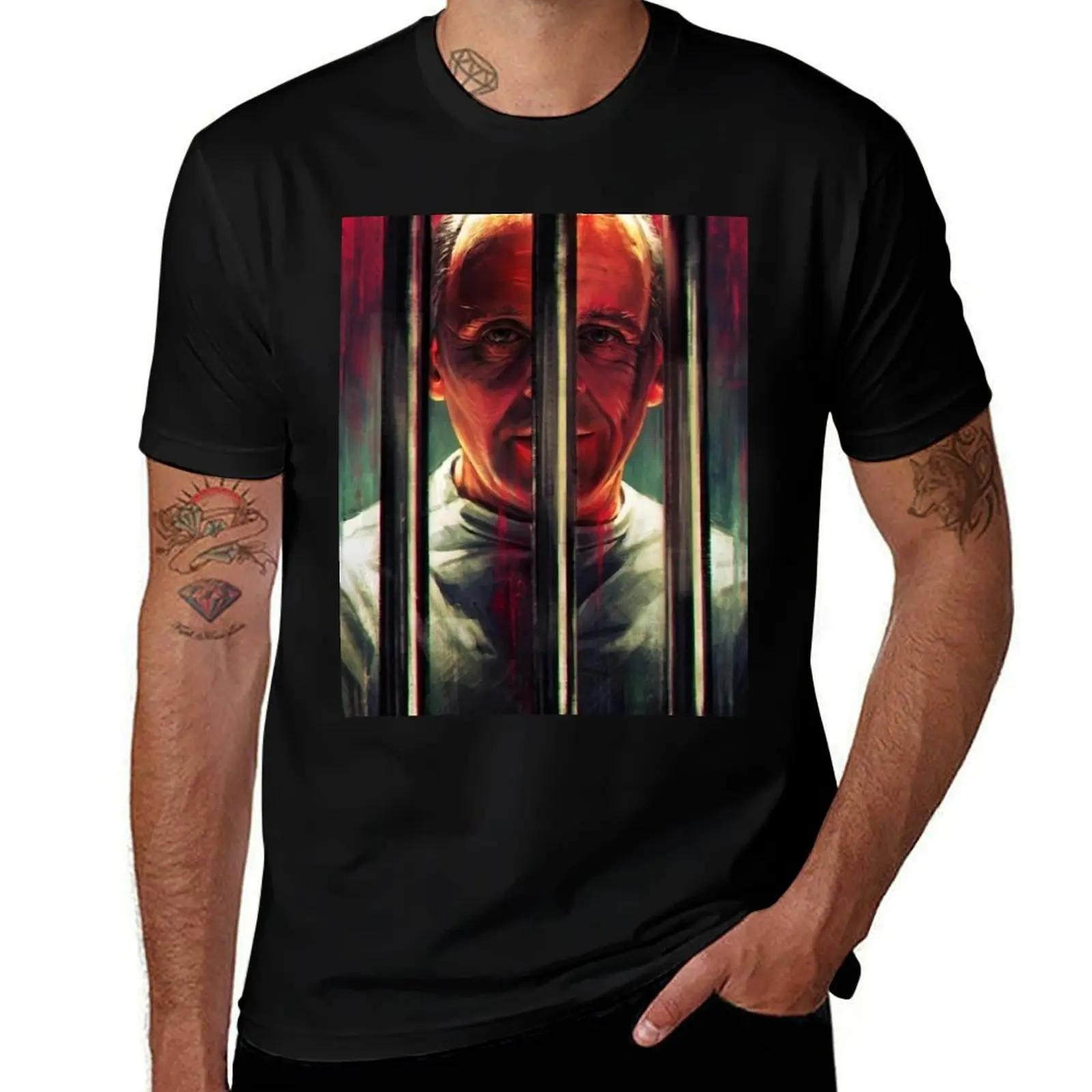 

Hannibal Lecter T-Shirt t shirt for man 100 percent cotton t shirts for man cotton t shirts for man graphic vintage T-Shirt