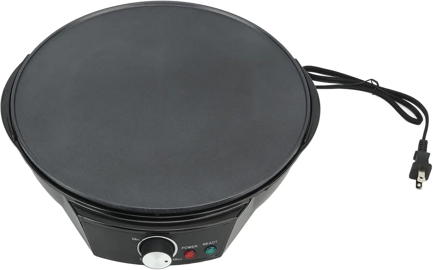 Pancake Griddle, Electric Crepe Maker, Dual Use for Blintzes Eggs Pancakes Portable Adjustable Temperature Settings Summer Break