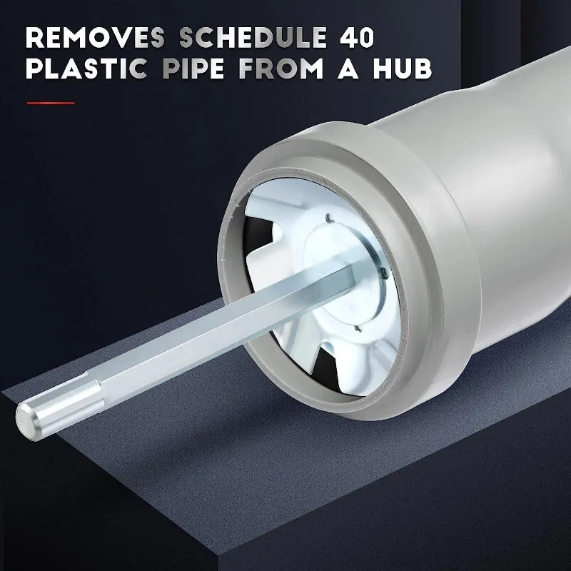 Upgraded PVC Pipe Reamer Pipe Fitting Expander Plastic Tube Flaring Installation Tool