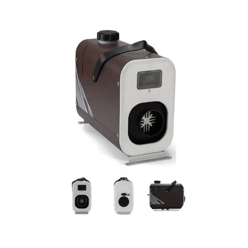 ملحقات سخان التوقف الكل في واحد بقدرة 5 كيلو وات، سخان ديزل عالي التحمل 12 فولت/24 فولت مع تحكم متعدد الوظائف لنظام تسخين RV ​