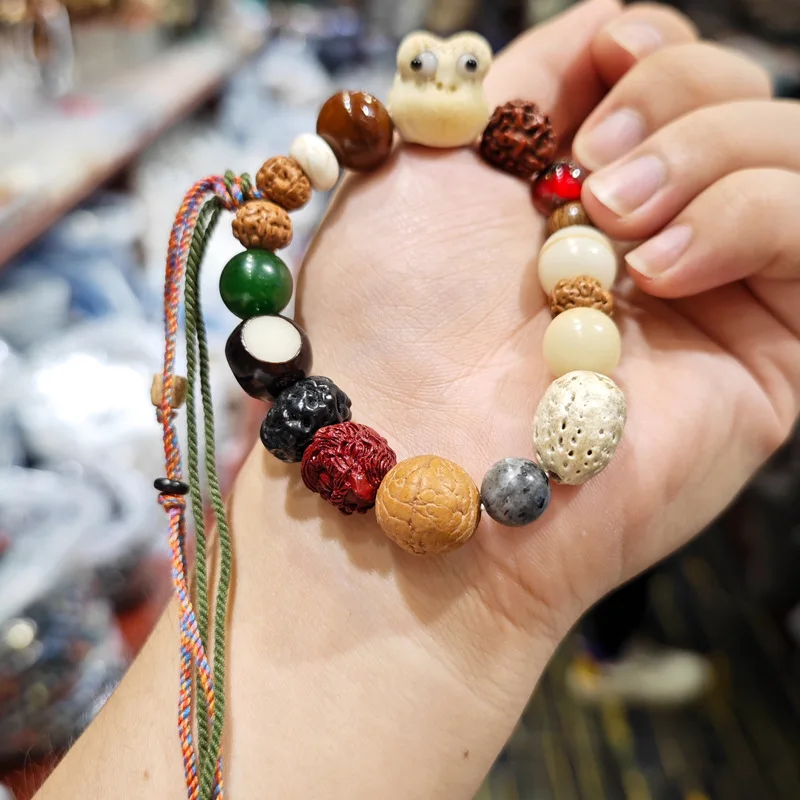 Duobao Collectables-Autograph Bracelet Multi-Circle Bracelet Adjustable Hand Rope Knitting Ornament Women Handmade Rope Bracelet