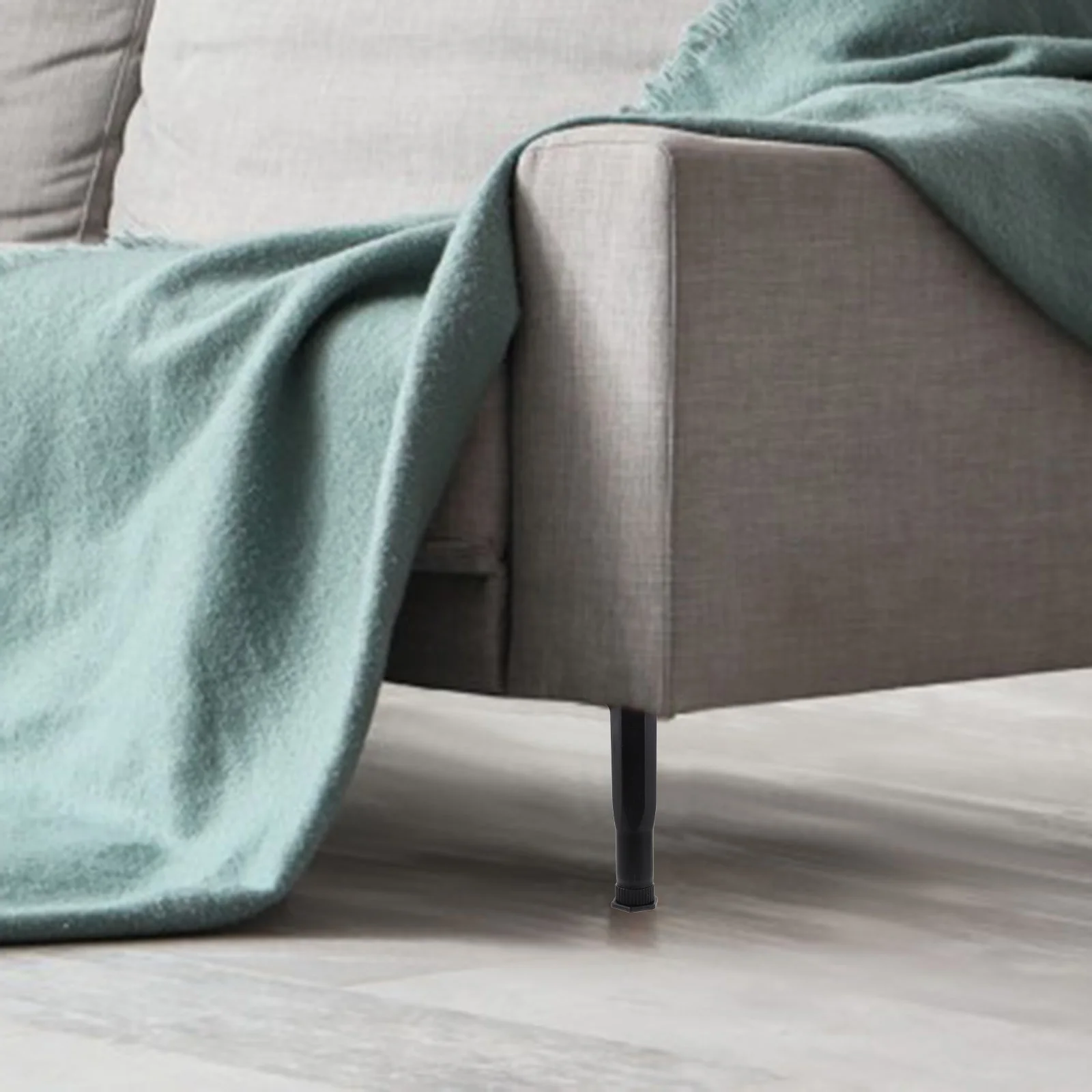 

Adjustable Furniture Leg Bed Table Extender Replacement PP Material Smooth No Burrs Heavy Duty Bracket Chair Leg Extenders