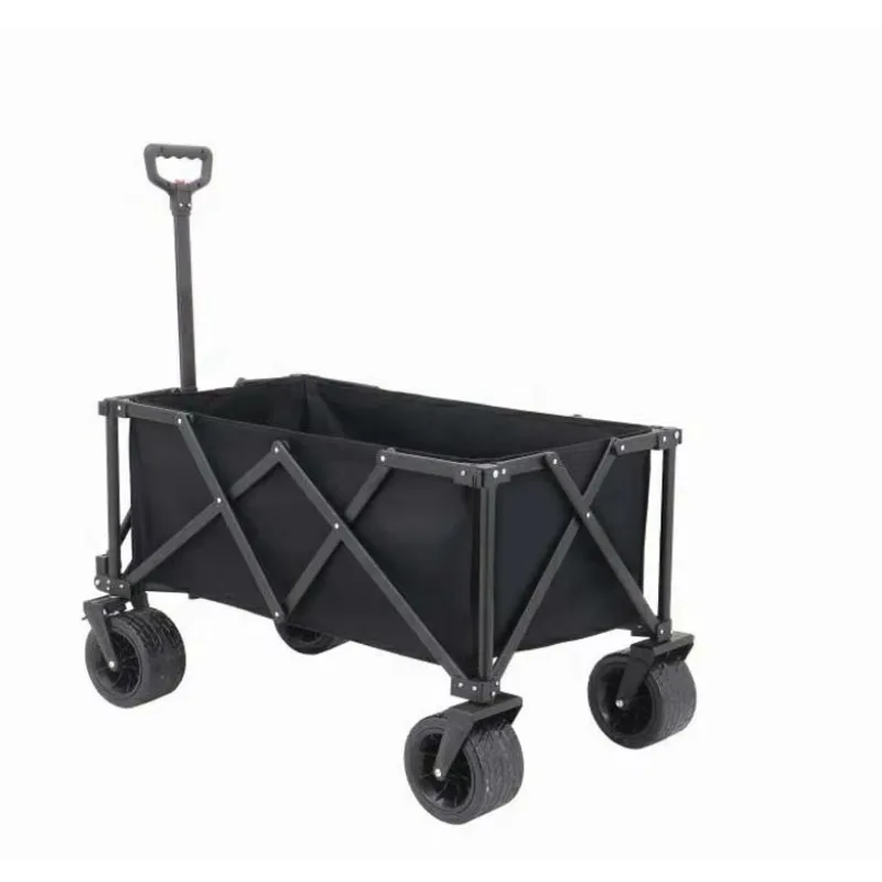 YTUIN OEM 130L Picnic Beach Foldable Wagon Kids Camping Convenient Hand Carts Trolleys
