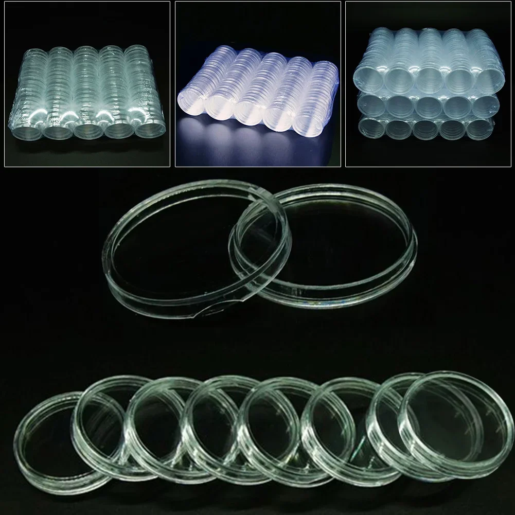 27mm Coin Capsules, Transparent Plastic Coin Holder, Protect and Showcase Your Coin Collection, Convenient 1025pcs Pack