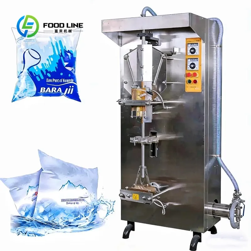 Customizable Automatic Liquid Pouch Packing Machine 500ml Water Sachet Bag Filling Sealing Equipment for Beverage Milk Juice