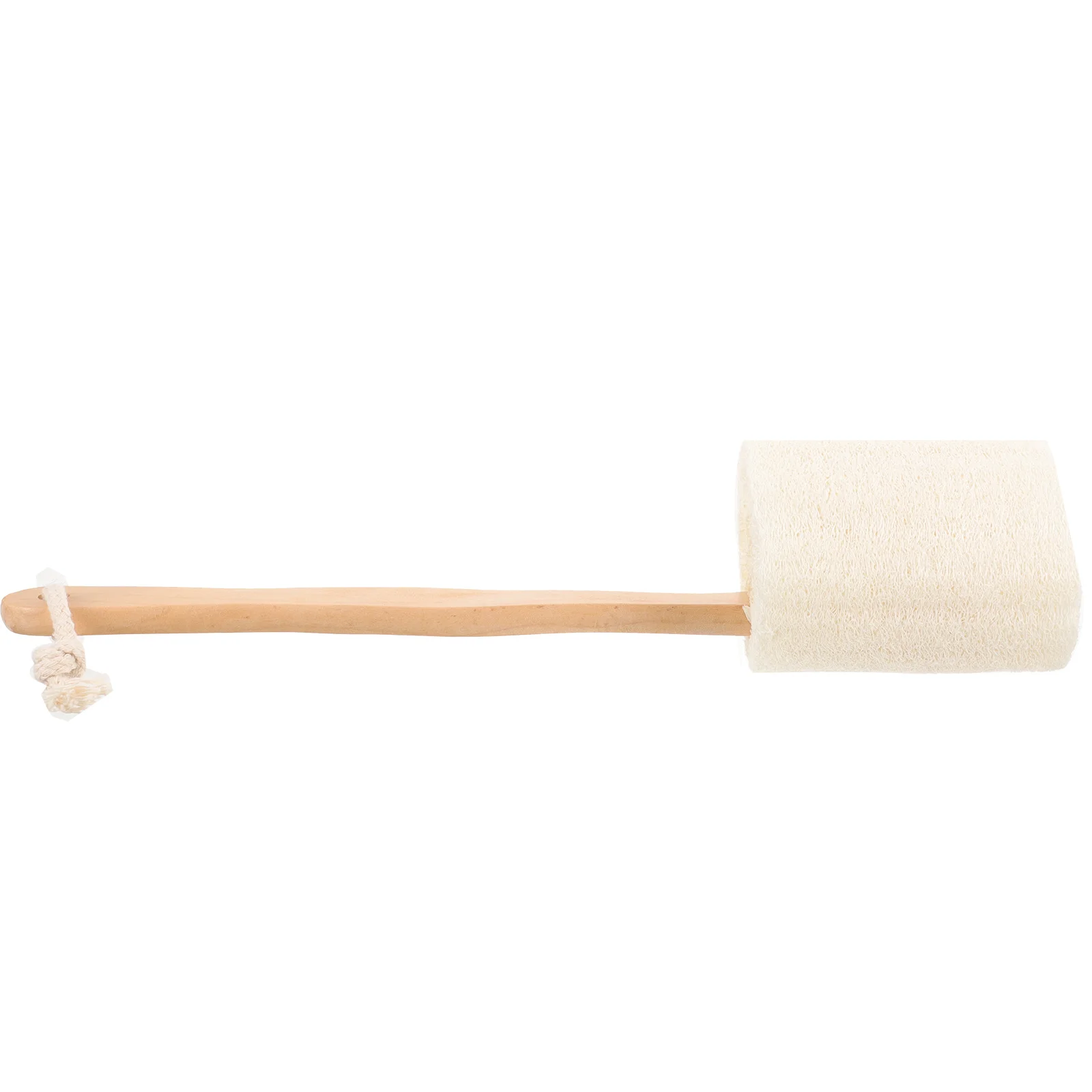 

Loofah Stick Scrubber Brush Natural Wood Handle Exfoliating Skin Cleaning Tool For Body Bath Skin Brush Shower Home Use