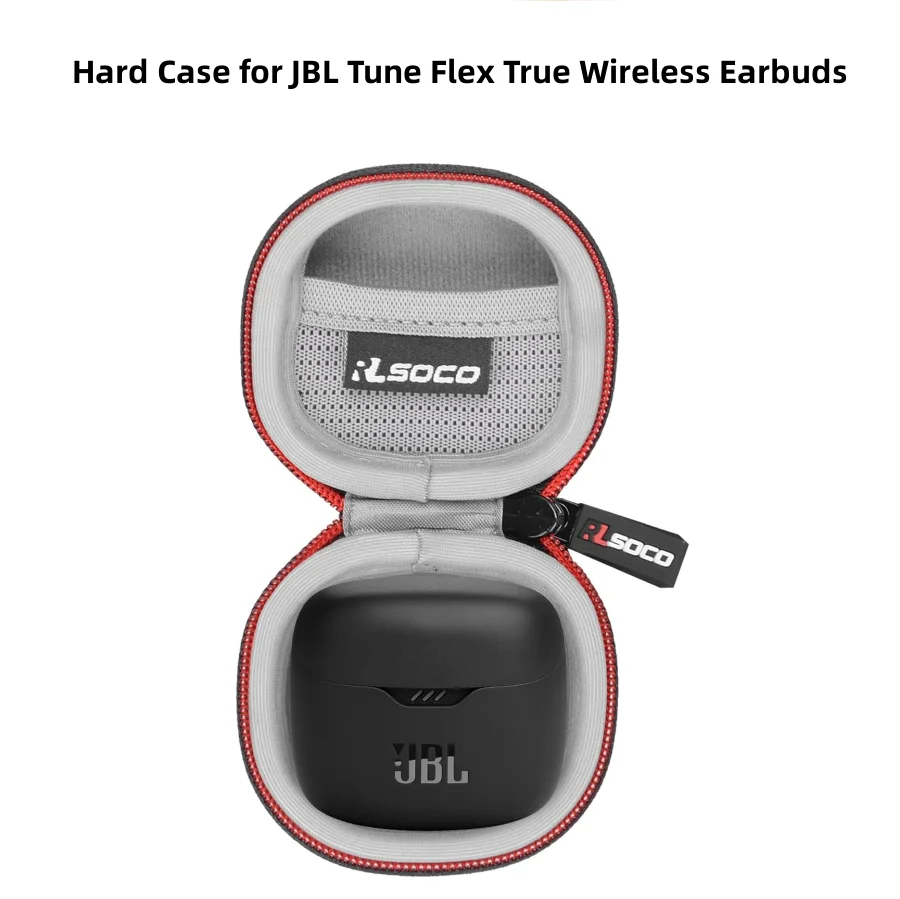 

Hard Case for JBL Tune Flex True Wireless Noise Cancelling Earbuds, Protective Earbuds Cover Shockproof Protective Storage Bag