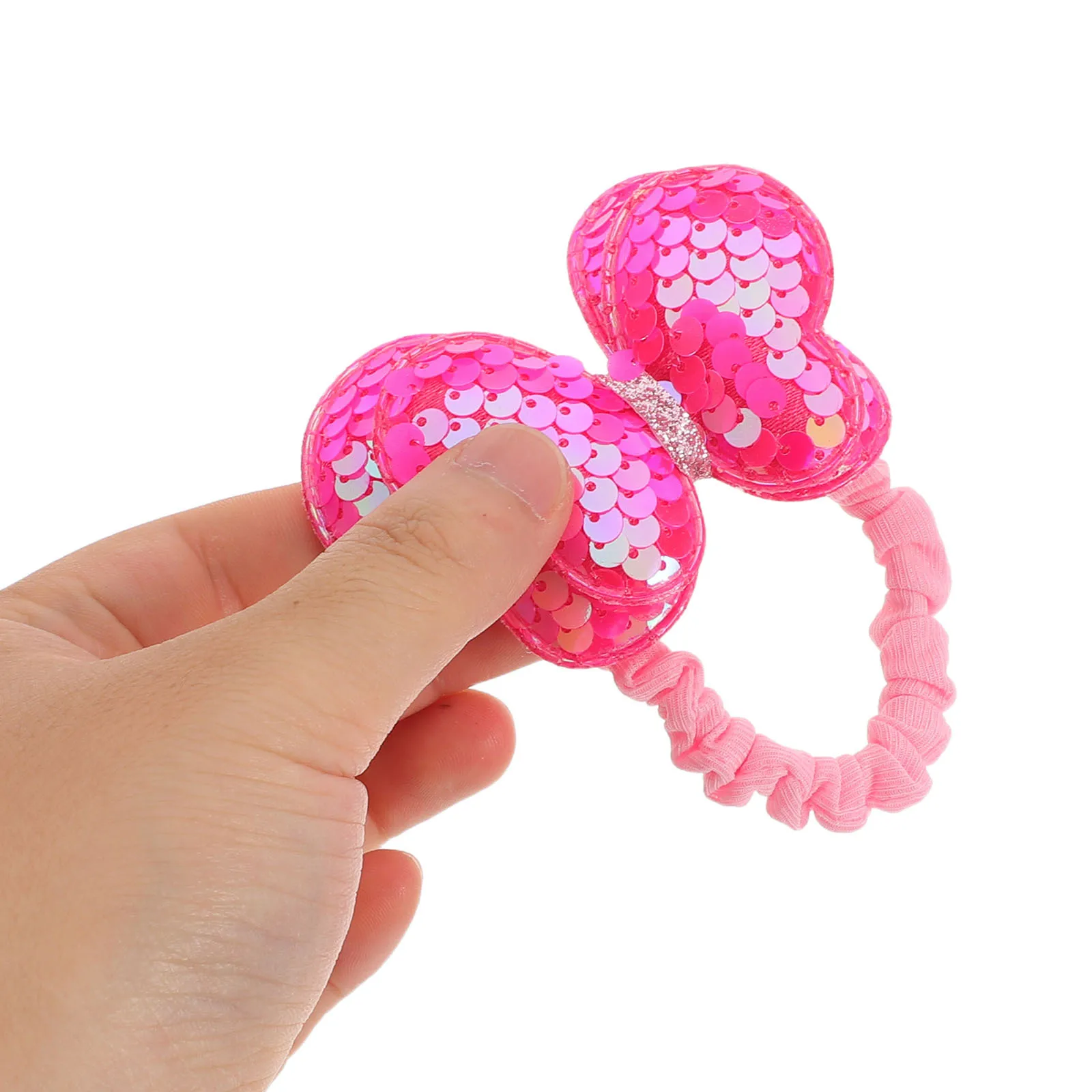 

14Pcs Children's Hairbands Sparkly Bow Hair Ties Soft Elastic Bands for Toddler Girls Baby Hair Accessories Glitter Bow Ponytail