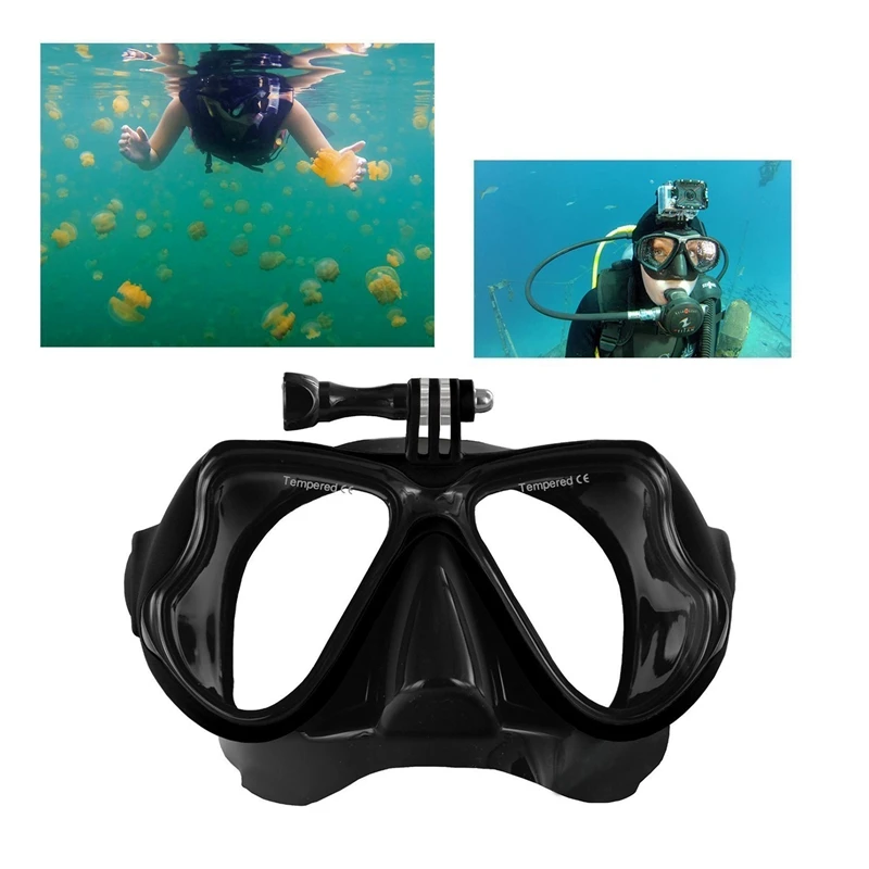 Professional Underwater Camera Diving Mask Scuba Snorkel Swimming Goggles For Gopro Hero 1/2/3/3+/4 Sports Camera