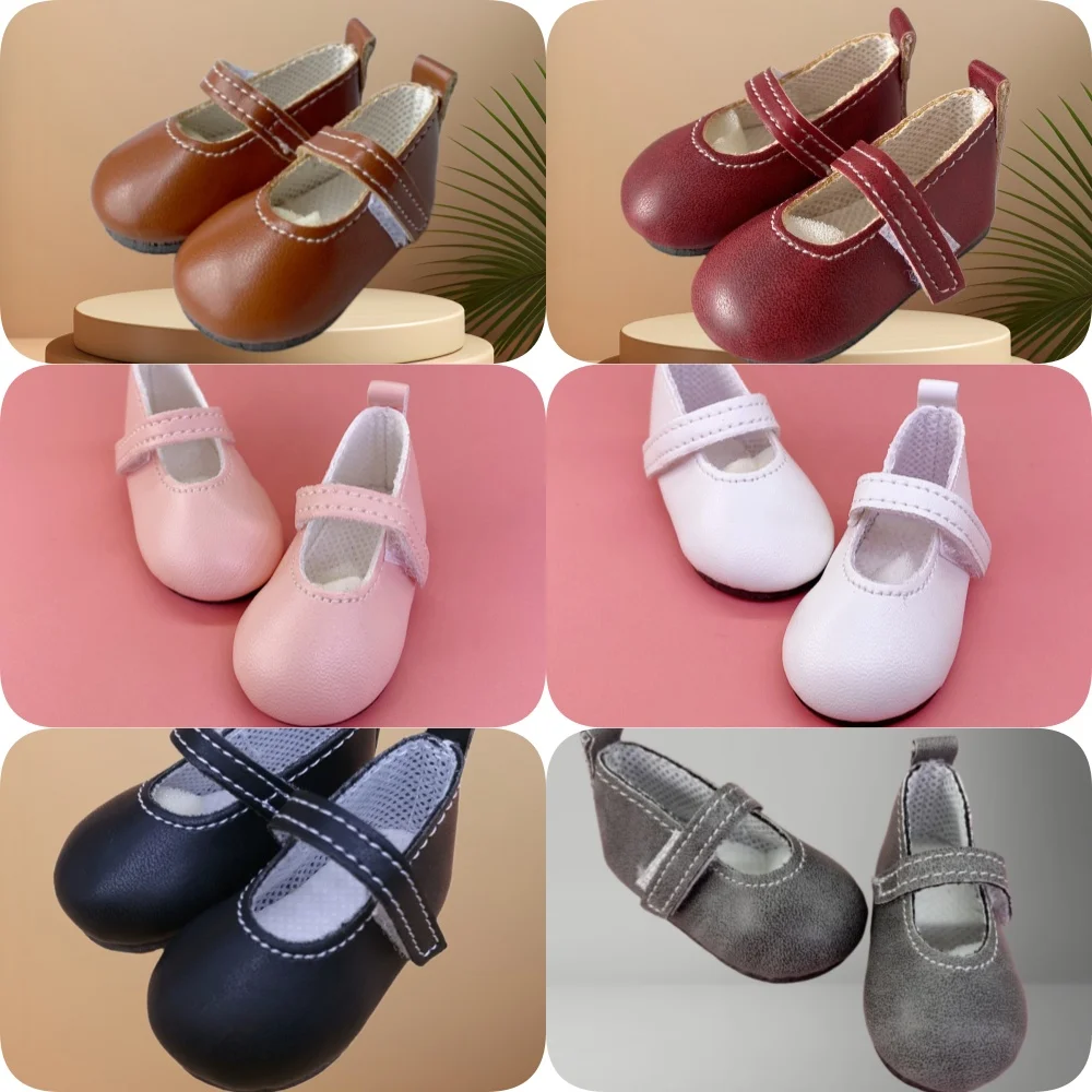 Tilda 5.6cm Mini Shoes For Paola Reina Doll,Fashion Mini Toy Shoes for Corolle 1/4 Doll Footwear Shoes Accessories for Dolls