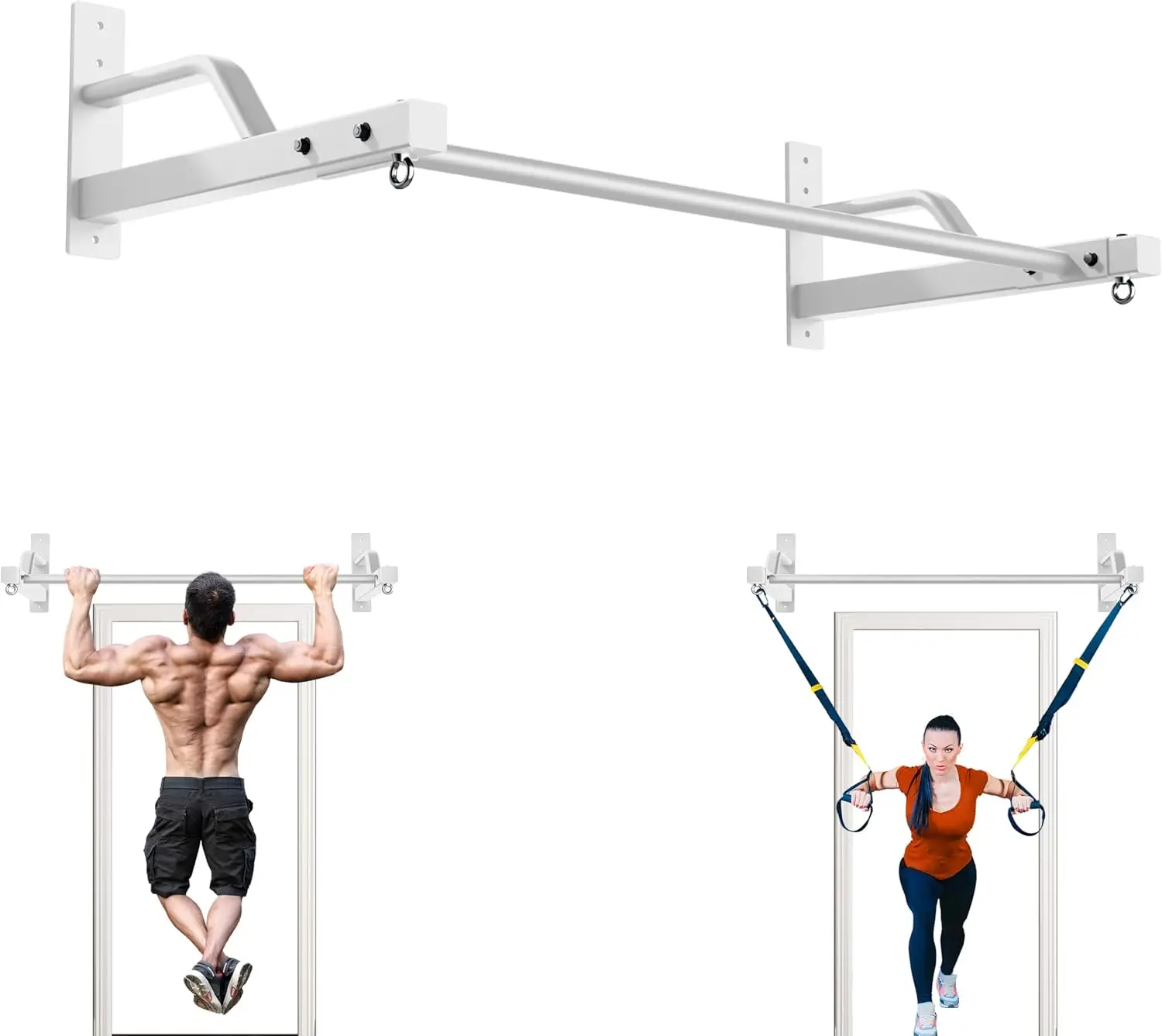 Pull Up Bar Wall Mo… - image