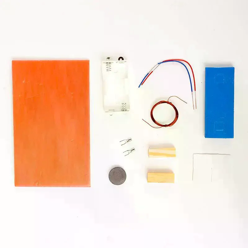 1 Set Metal Coil Magnetism Physics Science Experiment Aids For Students DIY Electromagnetism Electrical Motor Model