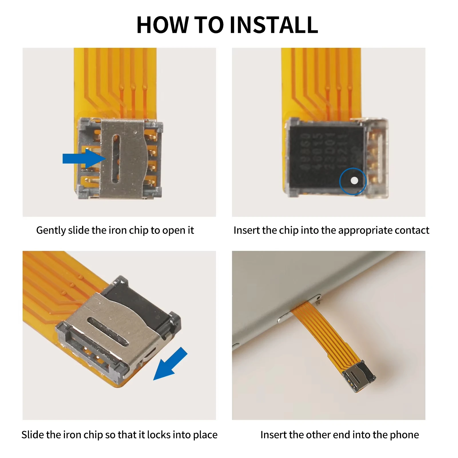 ESIM Card Adapter Conversion Plate, No Soldering 5*6mm Chip, ESIM to Nano SIM Expansion Flex Cable, Lab Tested