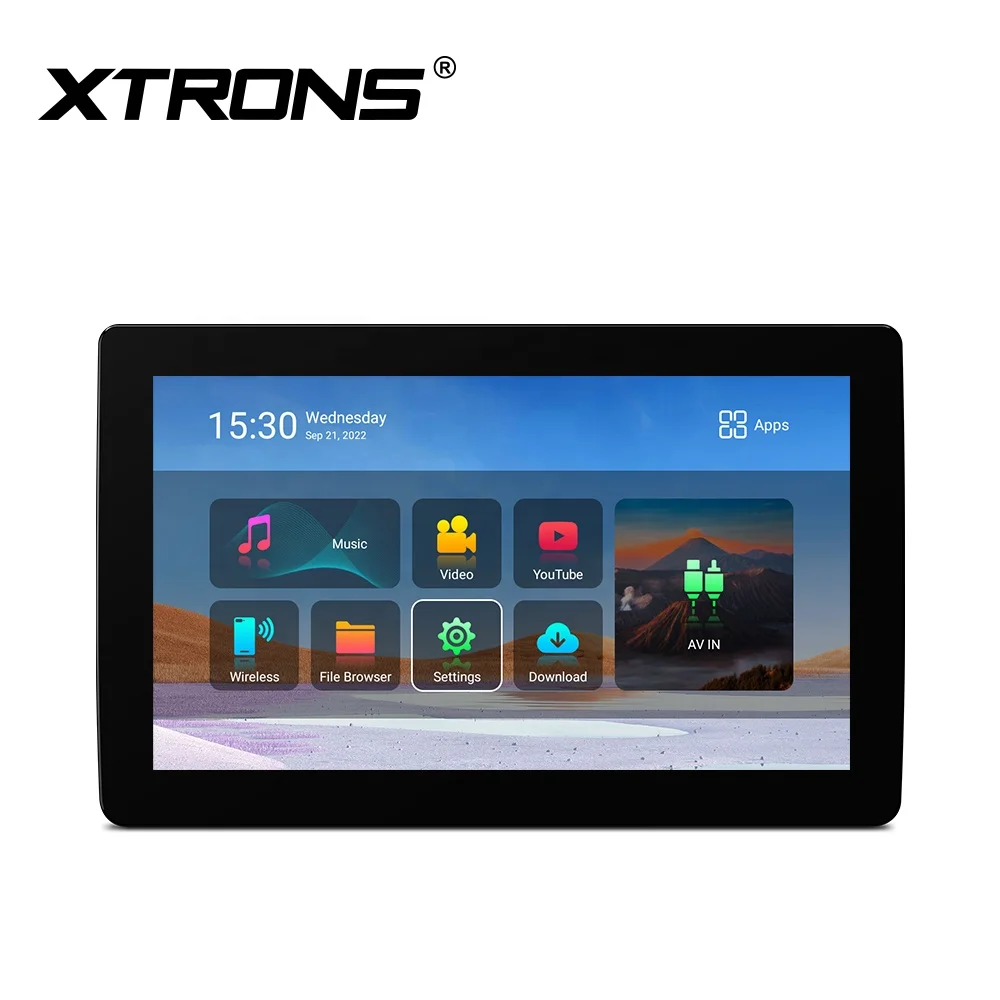 XTRONS 11.6 Inch Android 11 Car Headrest Monitor With Built In Speaker HD-MI Input Touch Screen Car Back seat Monitor