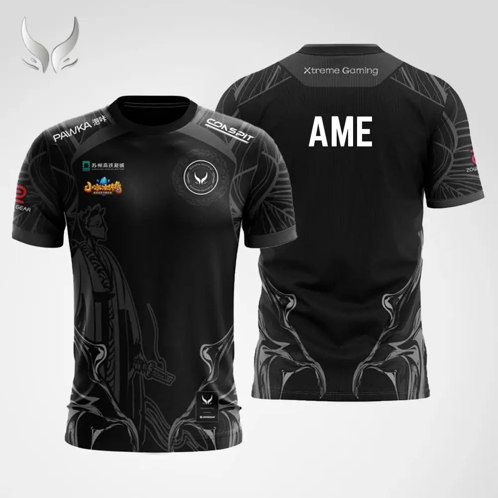 New Xtreme Gaming E-sports Club Apparel Team Members' Same Style DOTA2 Breathable Short Sleeve Fan Customizable T-shirt Gift