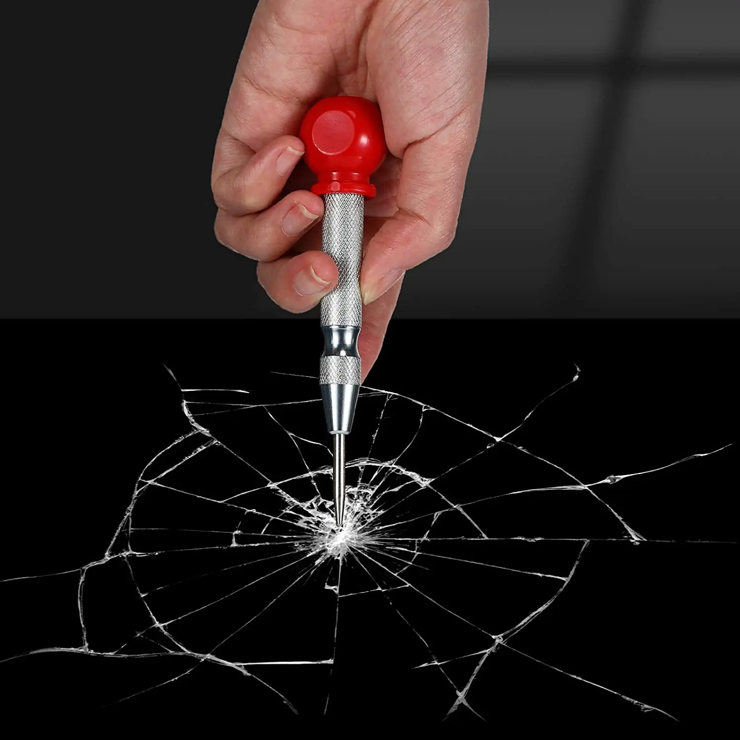 자동 중앙 구멍 펀칭 고정자 세트, 금속 목재 플라스틱 유리-적색 용수철 펀칭 프레스 도구, 5 개