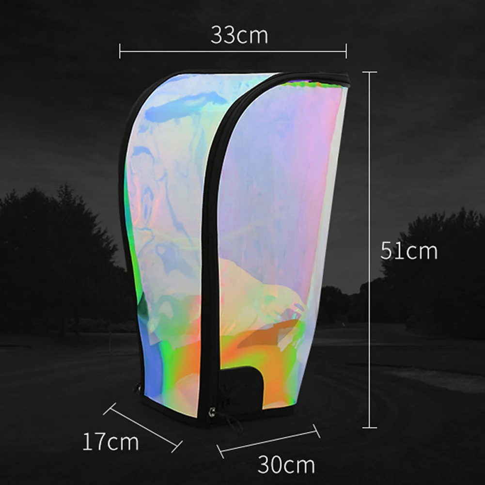 Golf Bag Caps Protective Cover Hood Protection Portable Club Bags Raincoat Golf Accessory For Golf Bag Golf Push Carts Equipment