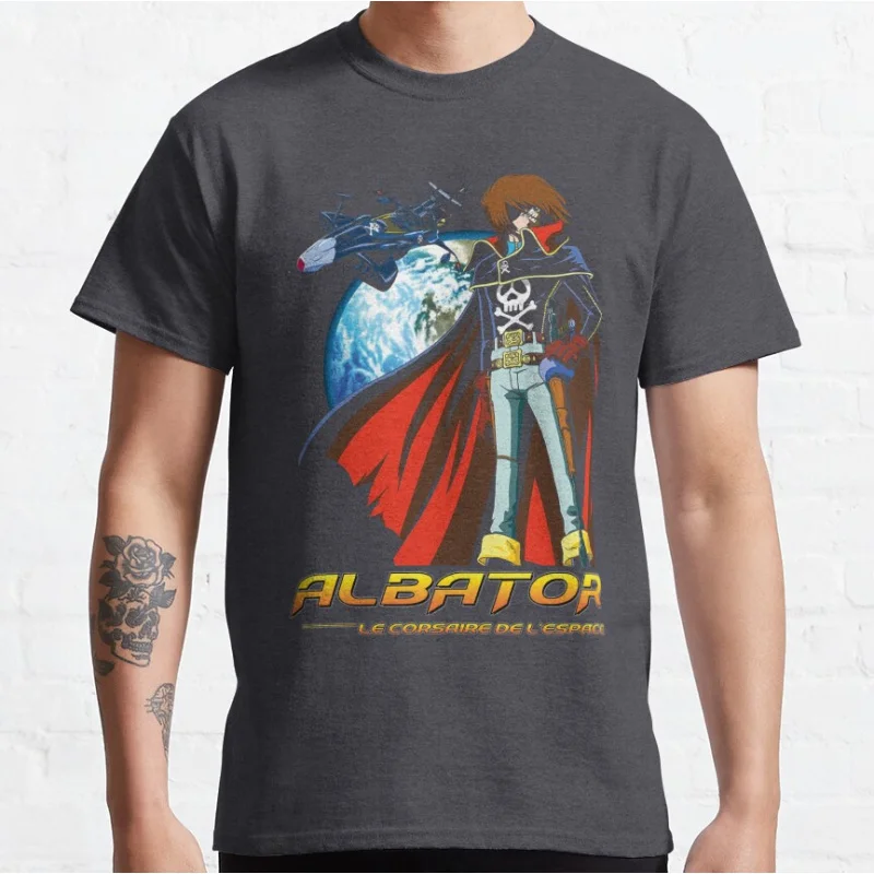 

ALBATOR vintage 80s cartoon COBRA THE SPACE PIRATE Japan manga Cobra Graphic T Shirts large size 100% cotton Adult S-6XL