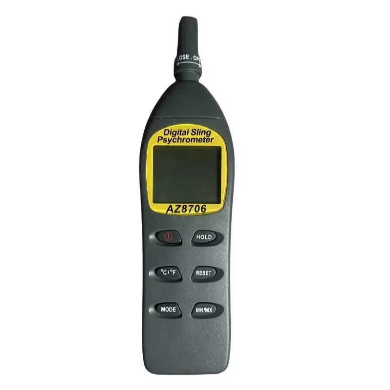 Industrial Digital Thermo-Hygrometer AZ8706 High Precision Tester Measure Dew Point, Wet Bulb Temperature Environmental Detector