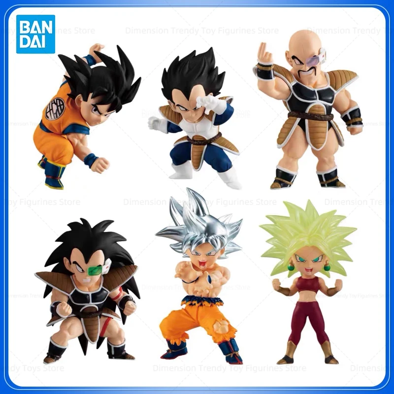 

Bandai In Stock Anime Dragon Ball ADVERGE MOTION 5 Goku Vegeta Nappa Raditz Ultra Instinct Caulifla Toys Figures DT