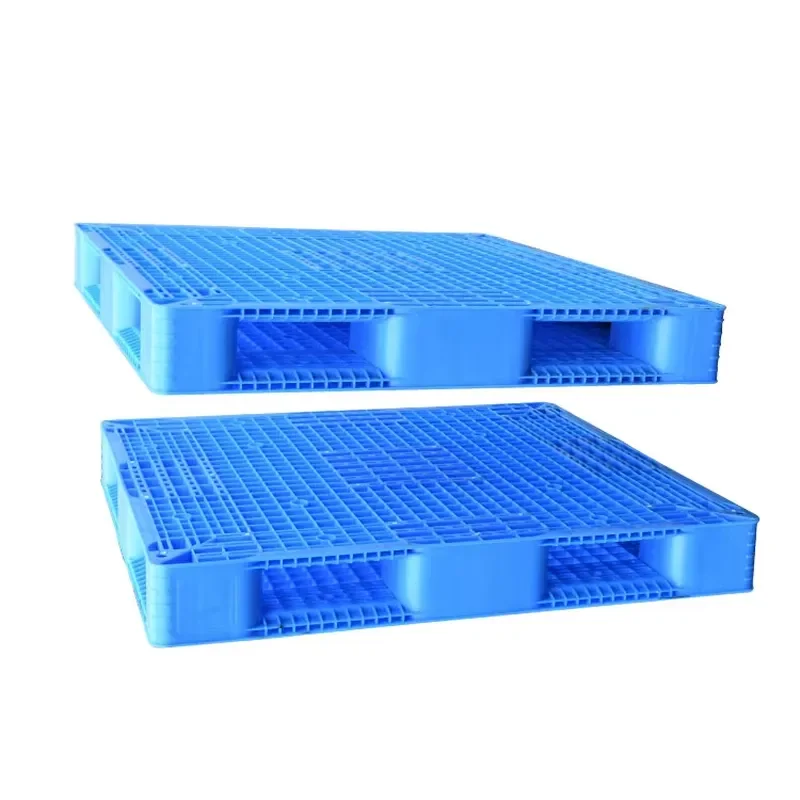 Animal Feed Bag Food System Stacking Euro 4-Way Plastic Pallet Recyclable Ecofriendly