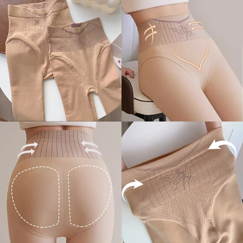 Skin Glossy Shaping Pantyhose High Waist Tummy Control Base Tights Silky Anti Snag Legwear Women Fall Winter Stockings Leggings