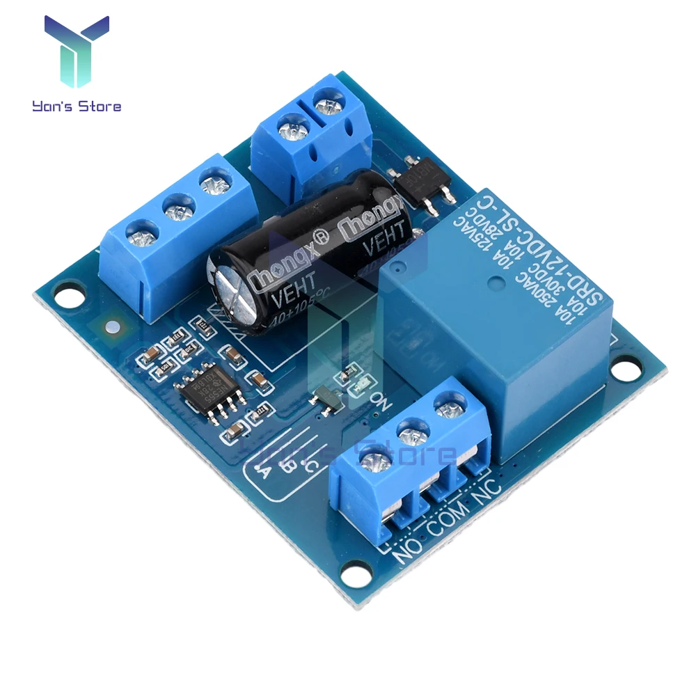 NE555 12V Água Nível Controlador Módulo Sensor Líquido Interruptor Solenóide Válvula Motor Bomba Tanque de Água Controle Relé Board