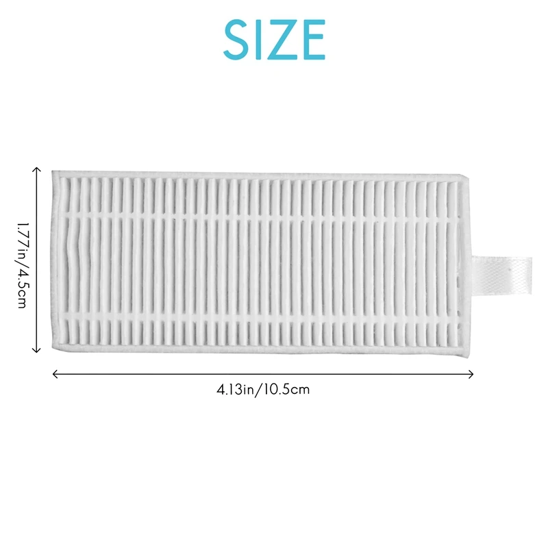 10 Filters & 10 Side Brushes for M201 T700 M520 M571 M501B M301 Robot Vacuum Cleaner Replacement Accessories Kit-Hot
