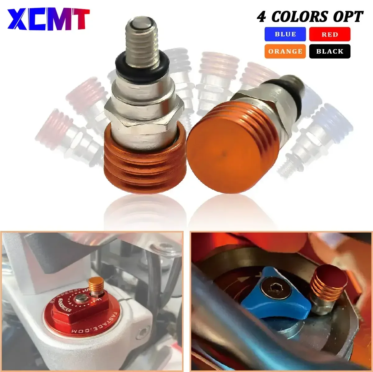 

M4x0.7 Motorcycle CNC Fork Air Bleeder Valves For KTM EXC EXCF SX SXF XC XCF XCW XCFW 150 200 250 300 350 400 450 500 Motocross