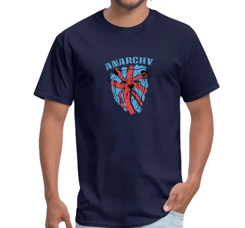 

Anarchy. Personalized Graphic Printed T-Shirt. Summer Cotton O-Neck Short Sleeve Mens T Shirt New S-3XL