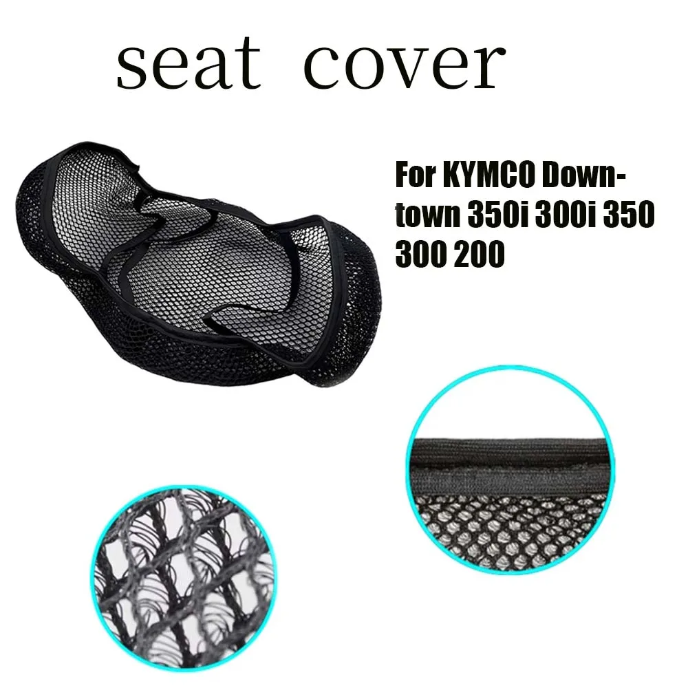 For KYMCO Downtown 350i 300i 350 300 200 Motorcycle Accessories 3D Mesh Fabric Cushion Waterproof Protection Seat Cover